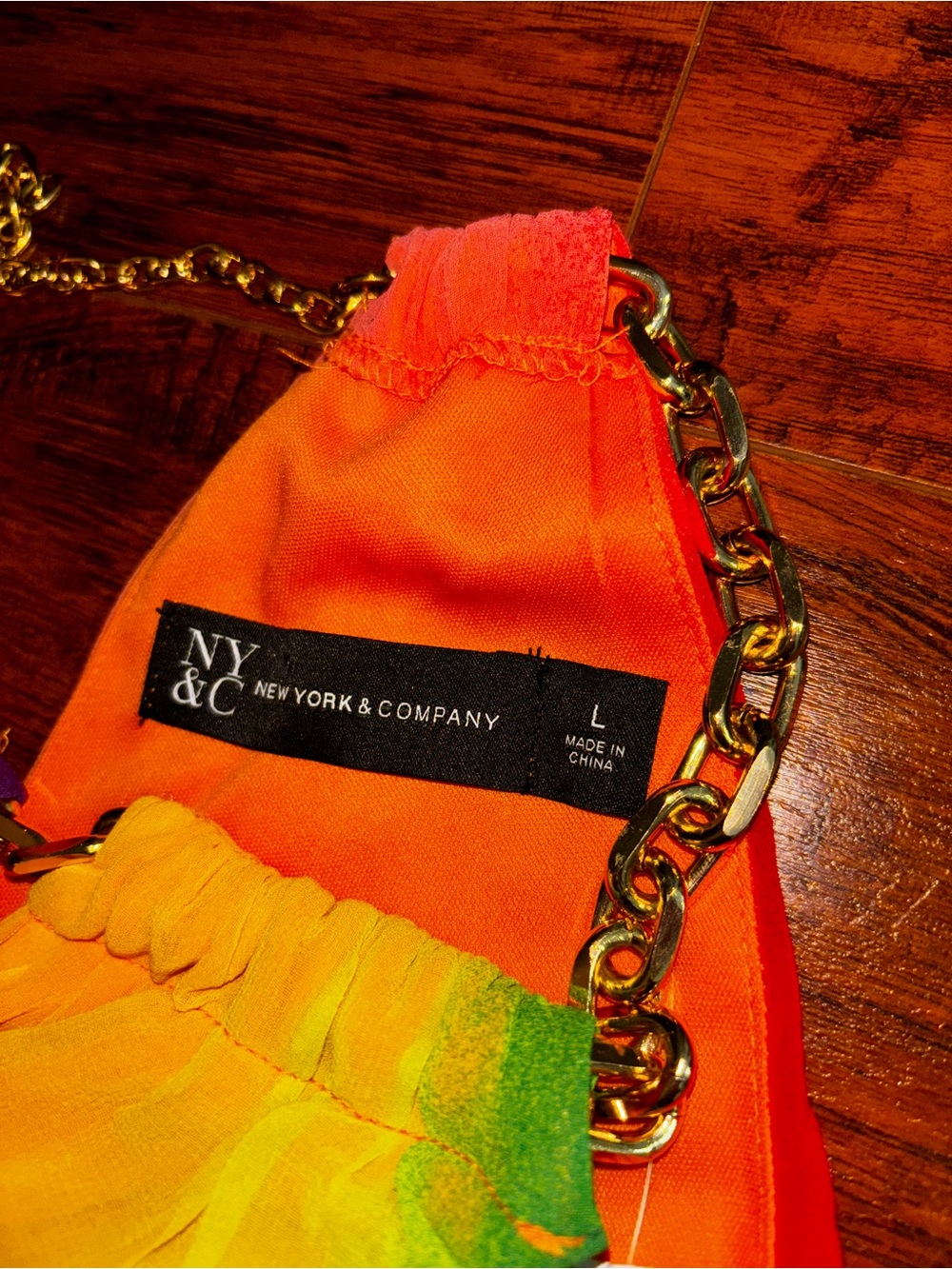 New York & Company Rainbow Halter Mini Dress - Multicolor - Picture 7 of 8